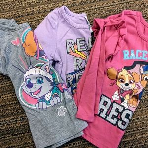 Paw Patrol shirts size 2t
